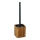 WENKO 26104100 - WC-borstel SERRO 10x37 cm bruin/zwart