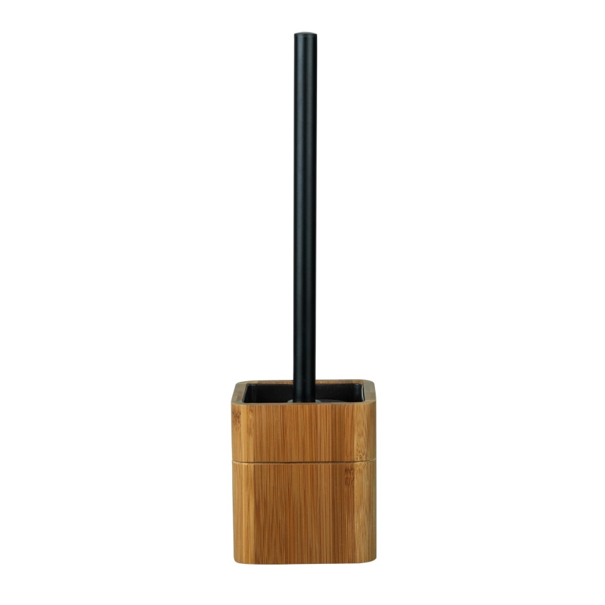 WENKO 26104100 - WC-borstel SERRO 10x37 cm bruin/zwart