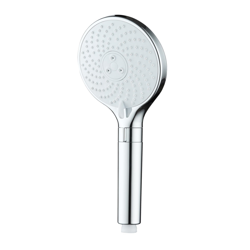 WENKO 26362100 - Douchekop WATERSAVING SYSTEM 12x12 cm glanzend chroom/wit