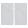 WENKO 2712663100 - Afdekplaat 30 x 52 cm, transparant/grijs