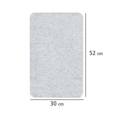 WENKO 2712663100 - Afdekplaat 30 x 52 cm, transparant/grijs