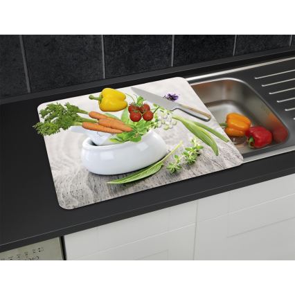 WENKO 2712940500 - Afdekplaat - voor levensmiddelen 56x50 cm veelkleurig/transparant