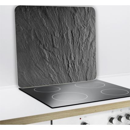 WENKO 2712984500 - Afdekplaat NEUTRAL 56x50 cm zwart/doorzichtig