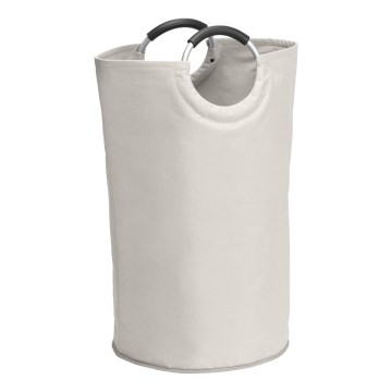 WENKO 3440001100 - Wasmand STONE 38x72 cm beige/zilver/zwart