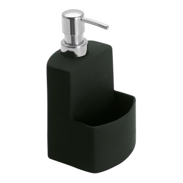 WENKO 3620117800 - Zeepdispenser FESTIVAL 10x18 cm zwart