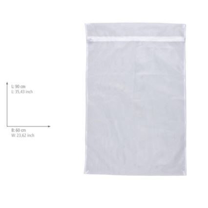 WENKO 3751900100 - Wasnet voor wasgoed 90x60 cm, wit