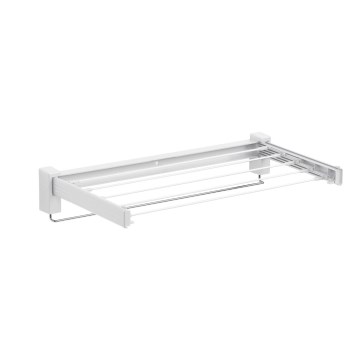 WENKO 3770013100 - Droogrek BUTTERFLY 70x13,5 cm zilver/wit
