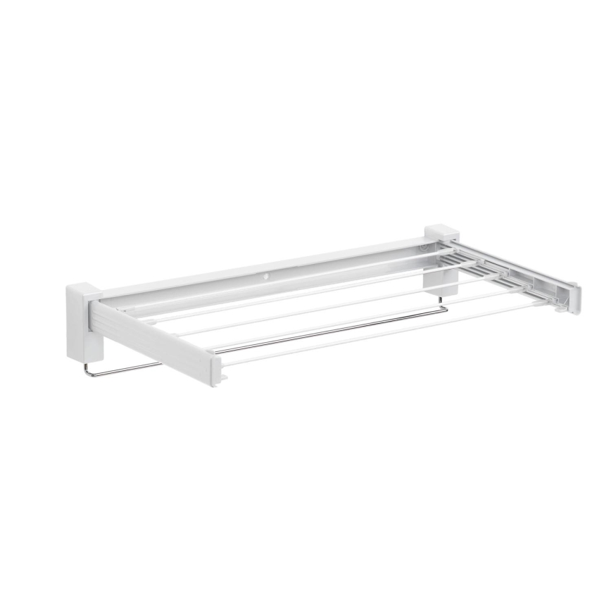 WENKO 3770013100 - Droogrek BUTTERFLY 70x13,5 cm zilver/wit