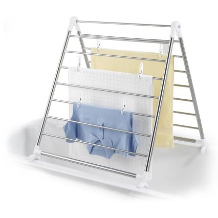 WENKO 3772020100 - Wasrek PROFI 65x150 cm roestvrij staal/zilver/wit