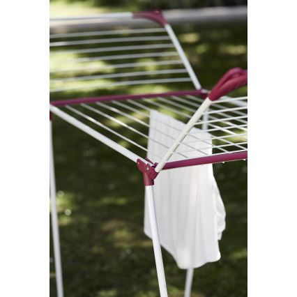 WENKO 3774021100 - Wasrek SUMMER DRY 153x76 cm wit/roze