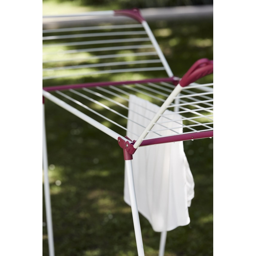 WENKO 3774021100 - Wasrek SUMMER DRY 153x76 cm wit/roze