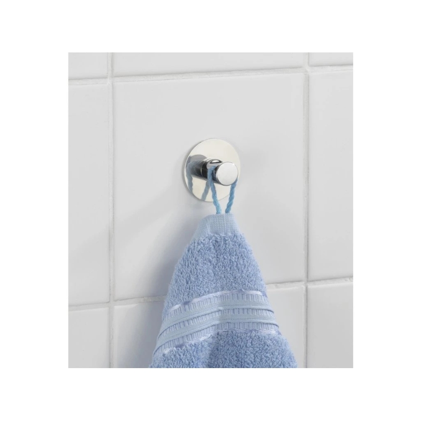 WENKO 4466420100-Haak SAVONA 5x2 cm roestvrij staal/zilver