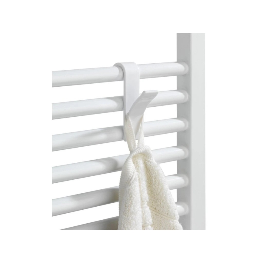 WENKO 4468160100-Haakjes 2,5x10,5 cm wit