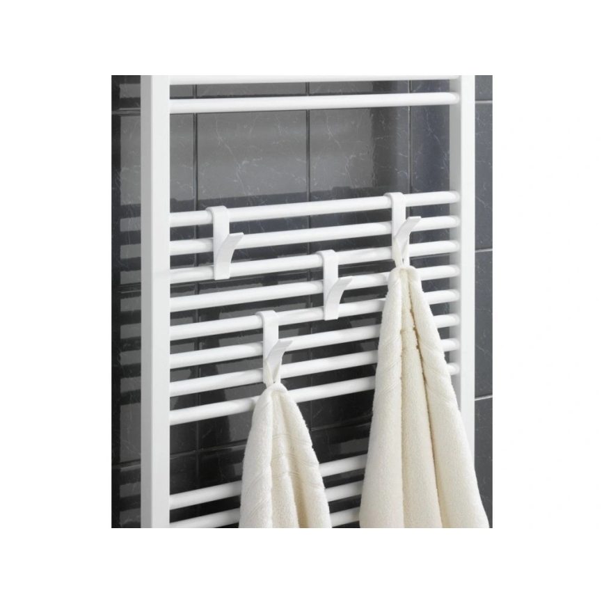 WENKO 4468160100-Haakjes 2,5x10,5 cm wit