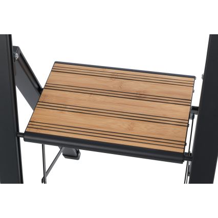 WENKO 50482100 - ALU-DESIGN trapladder 44x101 cm zwart