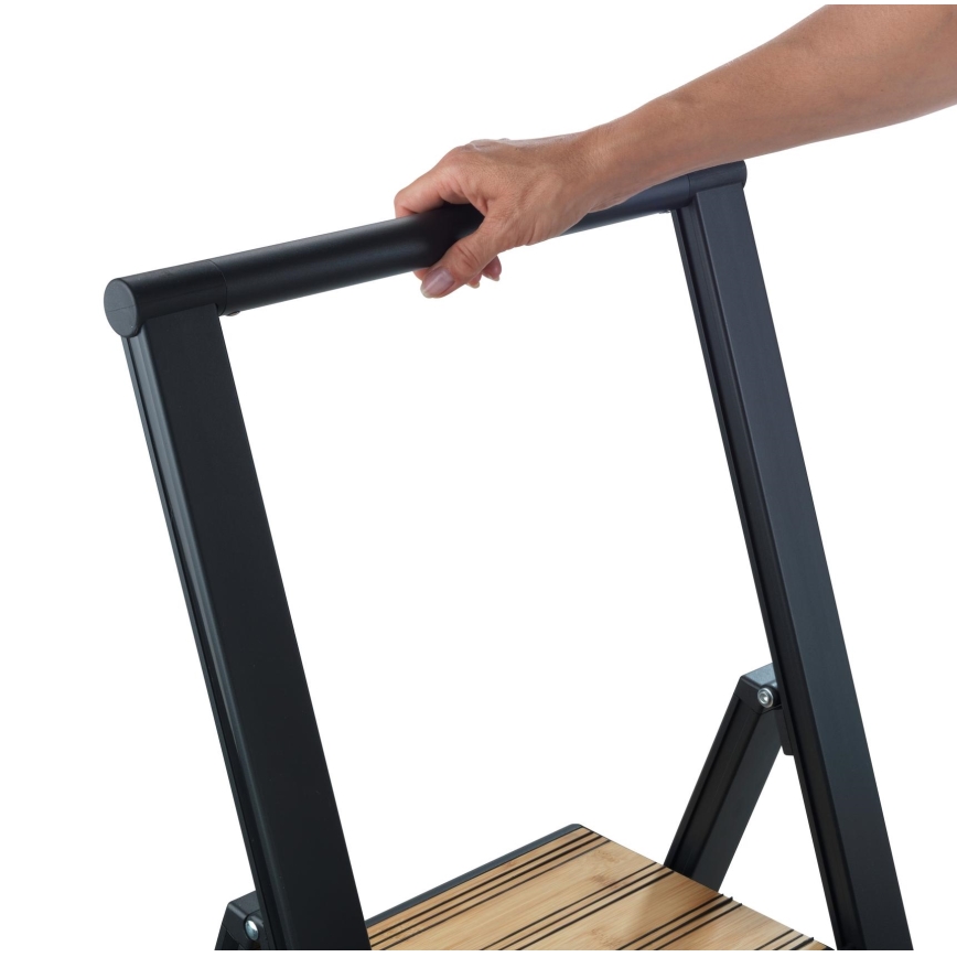 WENKO 50482100 - ALU-DESIGN trapladder 44x101 cm zwart