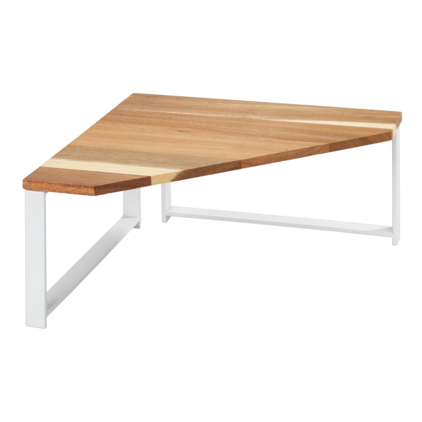 WENKO 53026100 - Wandplank LOUISA 30x30 cm wit/bruin