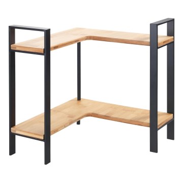 WENKO 53028100 - LOU-plank 30x33 cm zwart/bruin