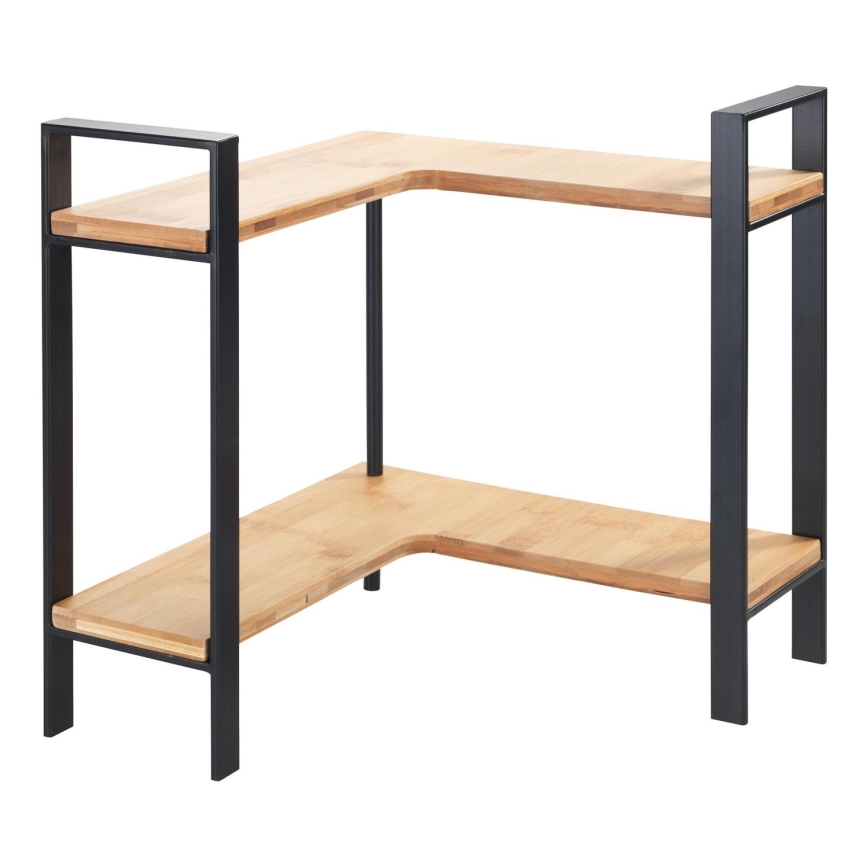 WENKO 53028100 - LOU-plank 30x33 cm zwart/bruin