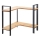 WENKO 53028100 - LOU-plank 30x33 cm zwart/bruin