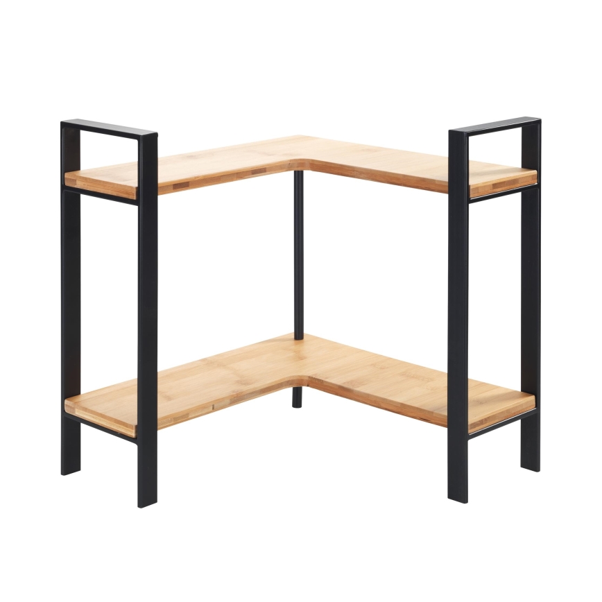 WENKO 53028100 - LOU-plank 30x33 cm zwart/bruin