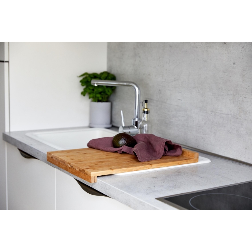 WENKO 53033100 - Snijplank 45x35 cm bruin
