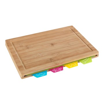 WENKO 53064100 - Snijplank 32,5x22,5 cm bruin/multikleurig