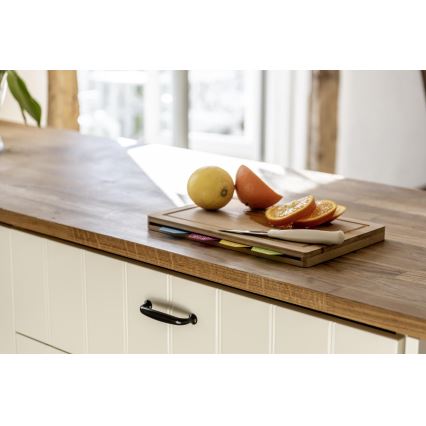 WENKO 53064100 - Snijplank 32,5x22,5 cm bruin/multikleurig