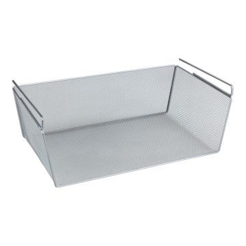 WENKO 53143100 - Mand 49x28 cm zilverkleurig