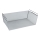 WENKO 53143100 - Mand 49x28 cm zilverkleurig