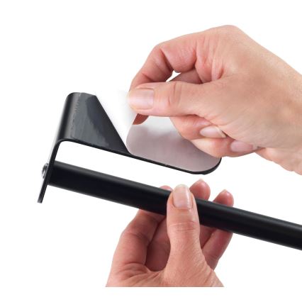 WENKO 53214100 - Rolhouder NIO 27,5x7 cm zwart