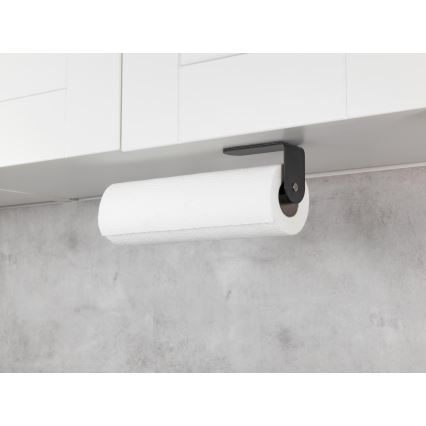 WENKO 53214100 - Rolhouder NIO 27,5x7 cm zwart