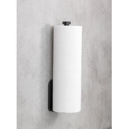 WENKO 53214100 - Rolhouder NIO 27,5x7 cm zwart