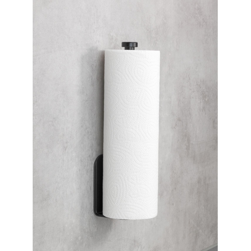WENKO 53214100 - Rolhouder NIO 27,5x7 cm zwart
