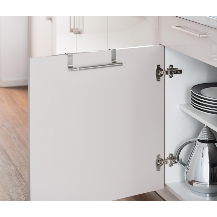 WENKO 53245100 - Handdoekhouder TELESCOPE 7x6 cm zilver/zwart