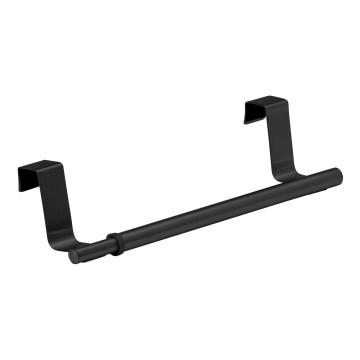 WENKO 53247100 - Handdoekhouder 7x6 cm roestvrij staal/zwart