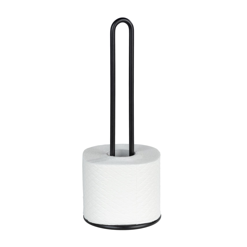 WENKO 53256100 - Keukenrolhouder 12,5x32,5 cm zwart