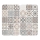 WENKO 53904100 - Afdekking voor kookplaat 30x52 cm veelkleurig/grijs/doorzichtig