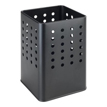 WENKO 54017100 - Bestekhouder SILIO 11,5x16,5 cm zwart