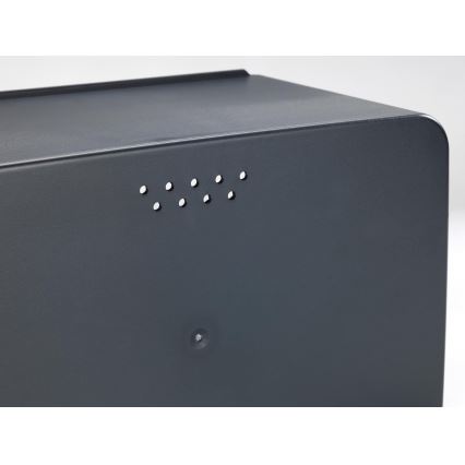WENKO 54098100 - Broodtrommel KUBO 35x26,5 cm zwart/bruin