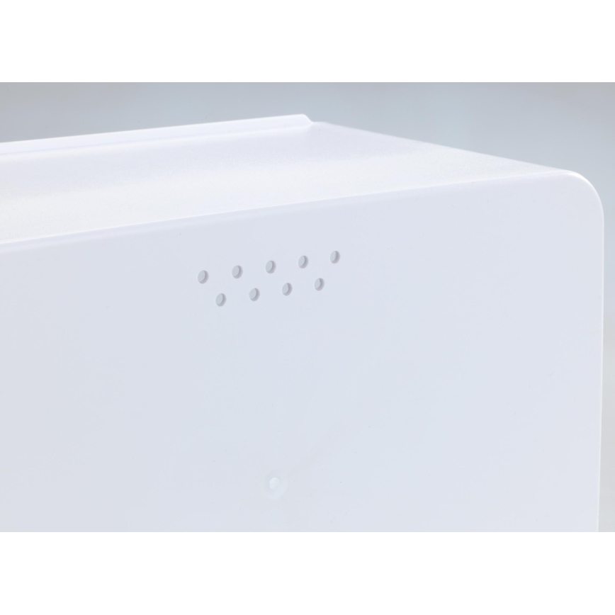 WENKO 54099100 - Broodtrommel KUBO 35x26,5 cm wit/bruin