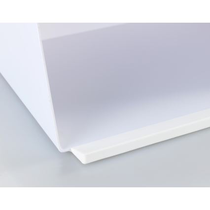 WENKO 54099100 - Broodtrommel KUBO 35x26,5 cm wit/bruin