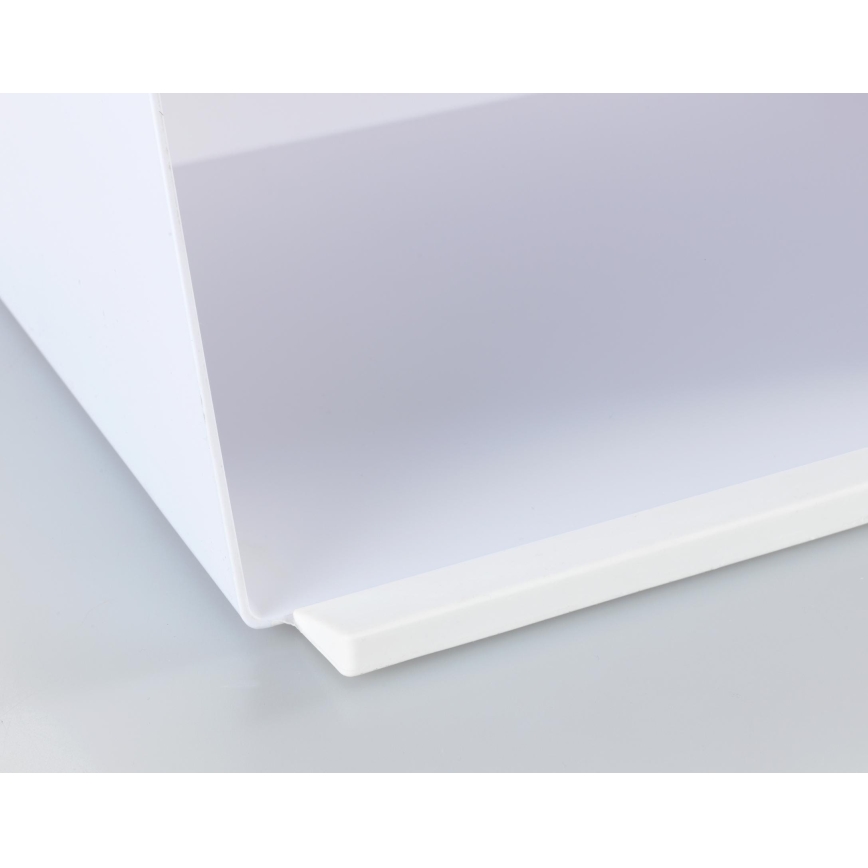 WENKO 54099100 - Broodtrommel KUBO 35x26,5 cm wit/bruin