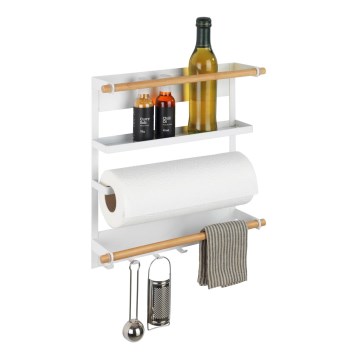 WENKO 54113100 - Organizer MAGNA 33x34 cm wit/bruin/zwart