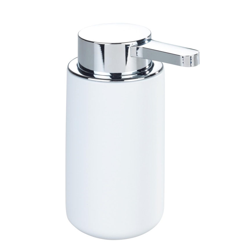 WENKO 54655100 - Zeepdispenser WOYA 250 ml wit/hoogglans chroom