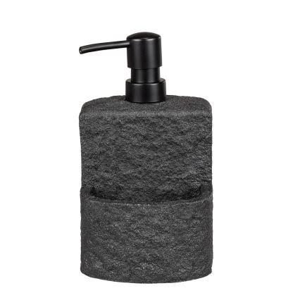 WENKO 54667100 - Zeepdispenser FESTIVAL 10,5x18 cm zwart