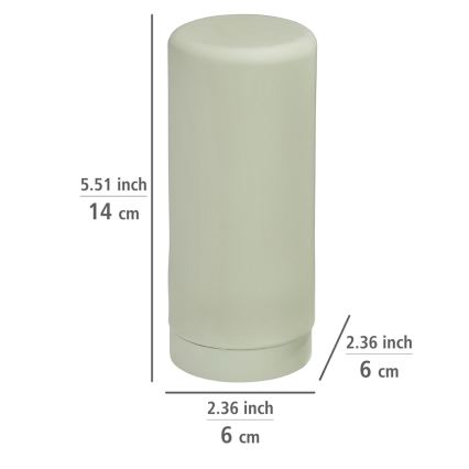 WENKO 54674100 - Dispenser EASY SQUEEZ-E 6x14 cm groen
