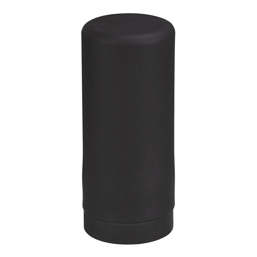 WENKO 54675100 - Zeepdispenser EASY SQUEEZ-E 6x14 cm zwart