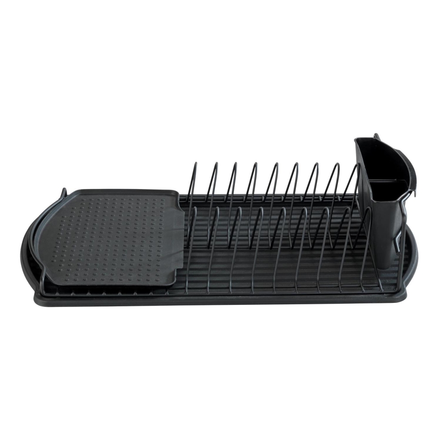 WENKO 54767100 - BASIC afdruiprek 47,5 x 26,5 cm zwart