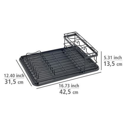 WENKO 54798100 - Druiprek AMY 42,5x31,5 cm zwart